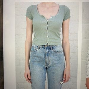 Light blue “brandy Melville” shirt
